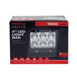 LED Light Bar 6LEDS 1800LM Aluminum | CJ GLOBAL Inc