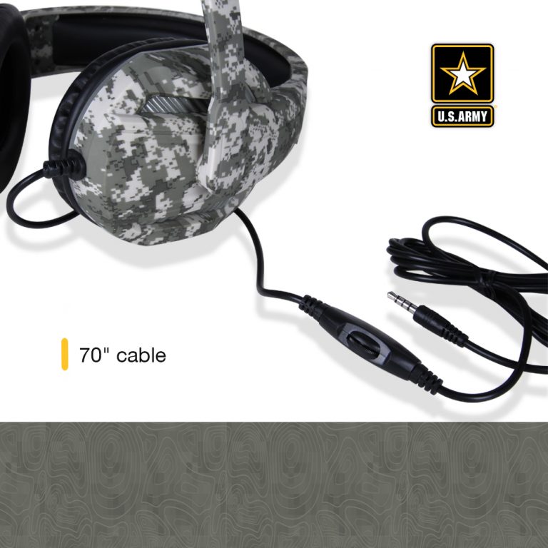 US Army Gaming Headphones with Mic CJ GLOBAL Inc
