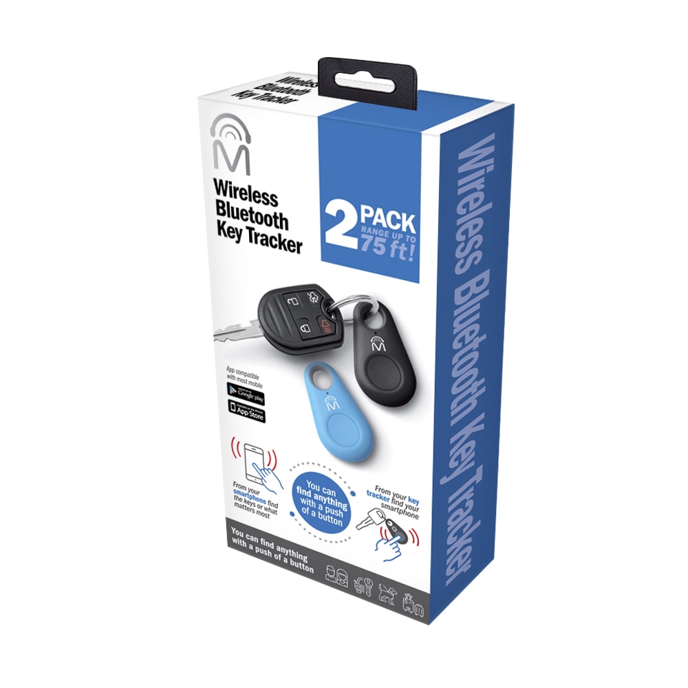 Bluetooth Key Tracker - Blue and Black