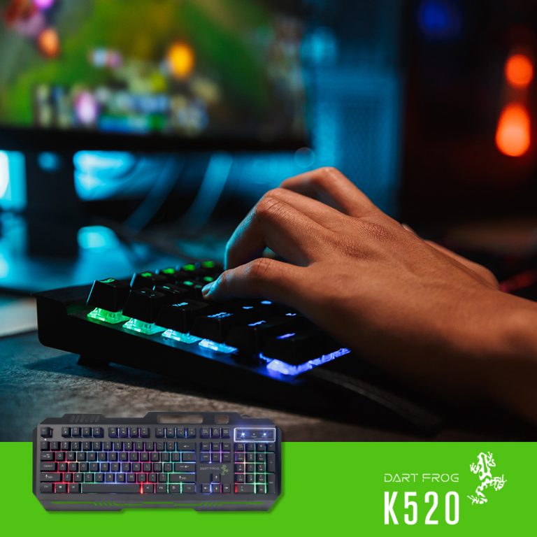 Dart Frog Metal Gaming Keyboard With LED backlight CJ GLOBAL Inc