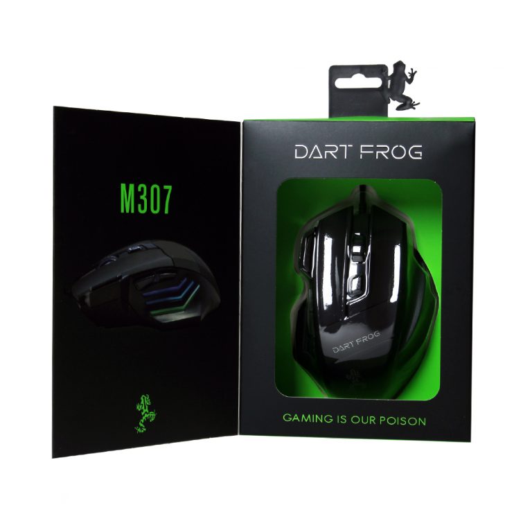 Dart Frog Gaming Mouse with LED lights CJ GLOBAL Inc